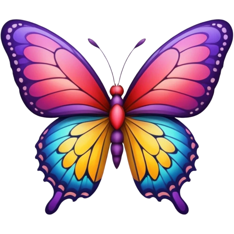 heart butterfly emoji
