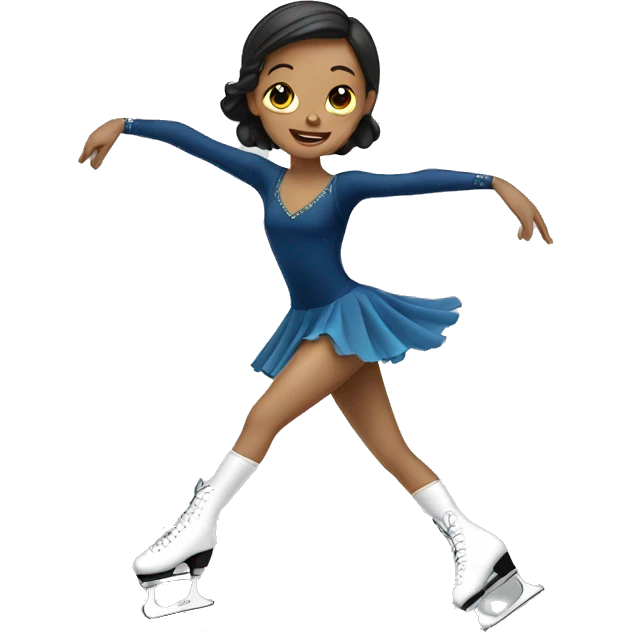 Figure skating dance emoji