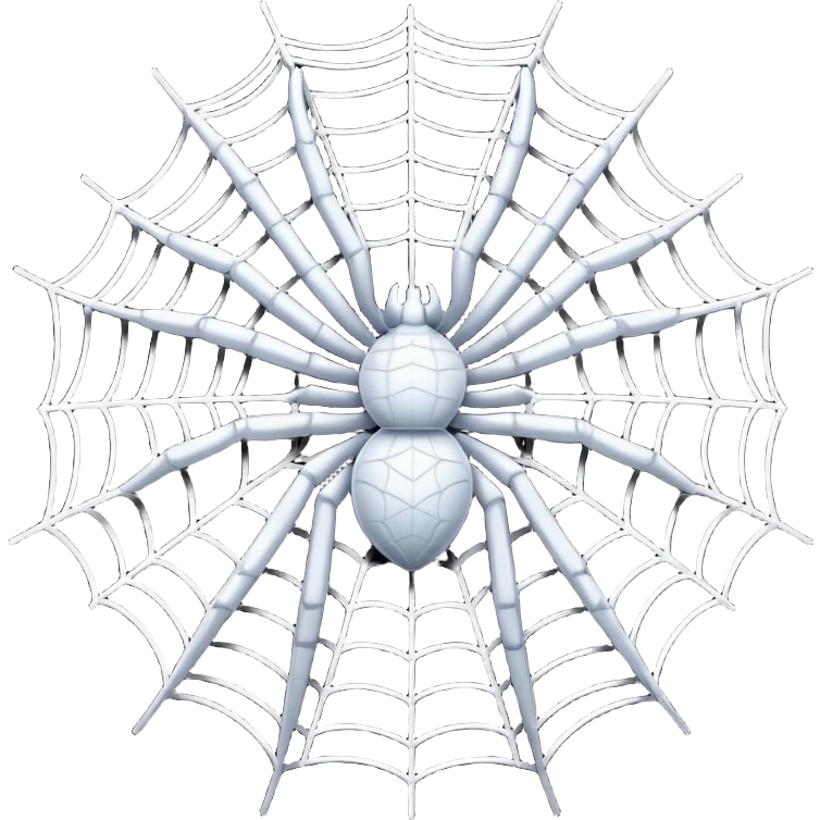Make the I love u using spider web emoji 

 emoji