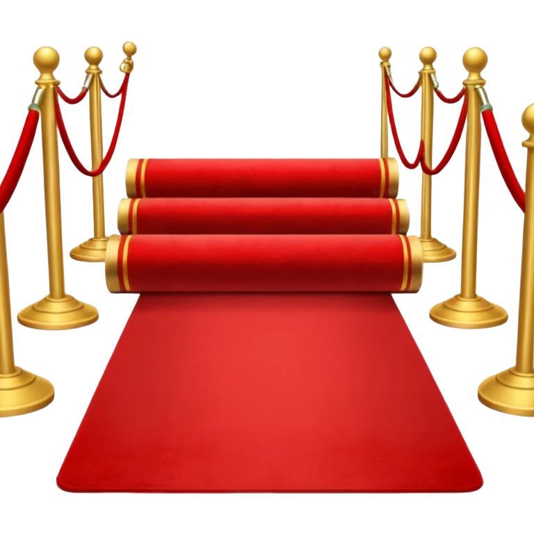Red carpet emoji
