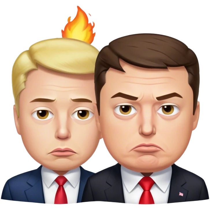 Cancel Trump and Elon Musk emoji