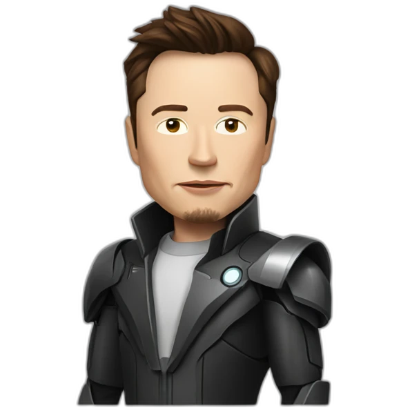 elon musk in iron man suit emoji