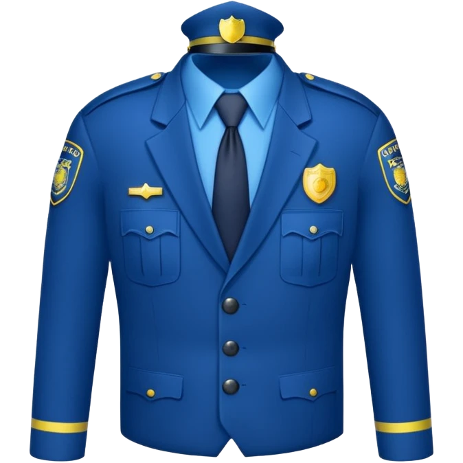 police uniform emoji