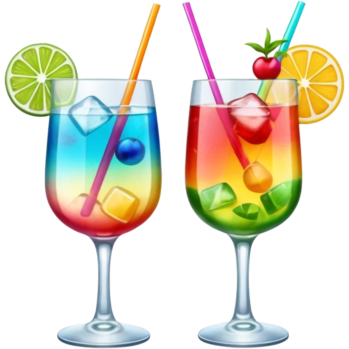 Change this cocktail to emoji style, make cheers action emoji