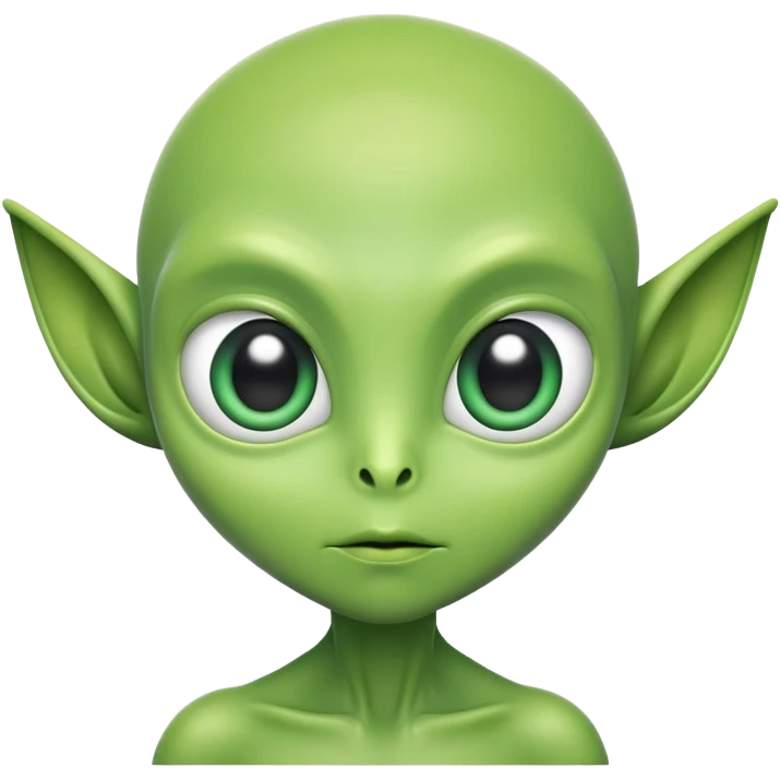 green alien emoji