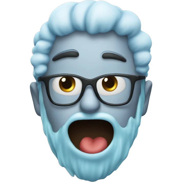 Realistic slushy emoji