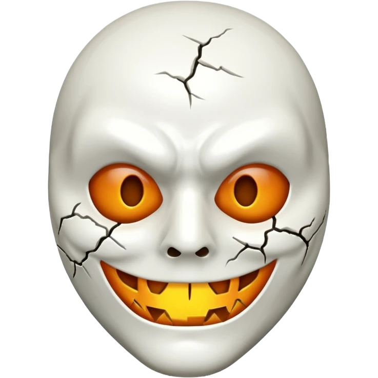 Scary halloween Mask emoji