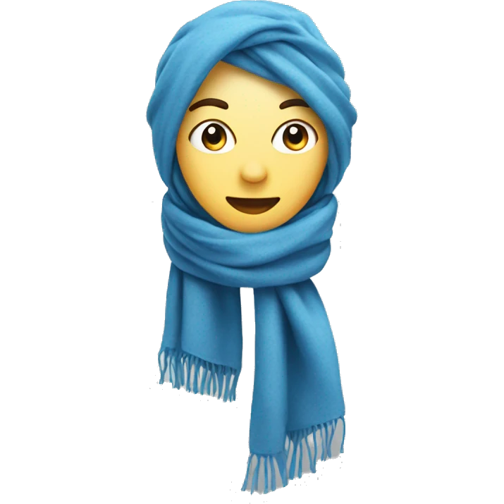 scarf blue emoji