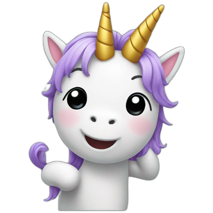 Licorne qui dab emoji