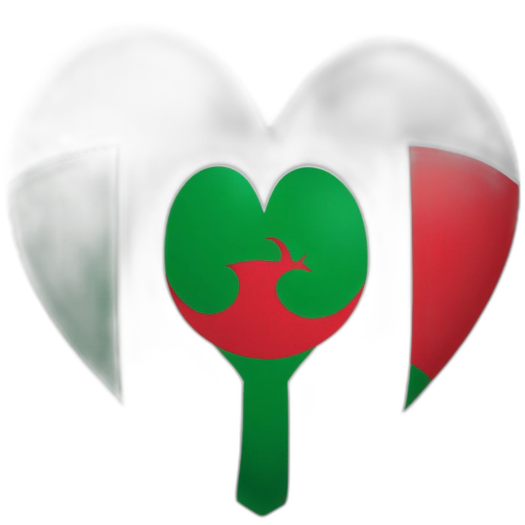 Heart of Algeria flag  emoji
