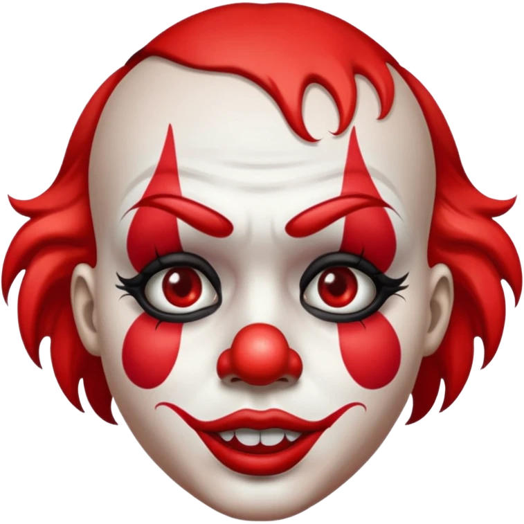 clown make up cried emoji