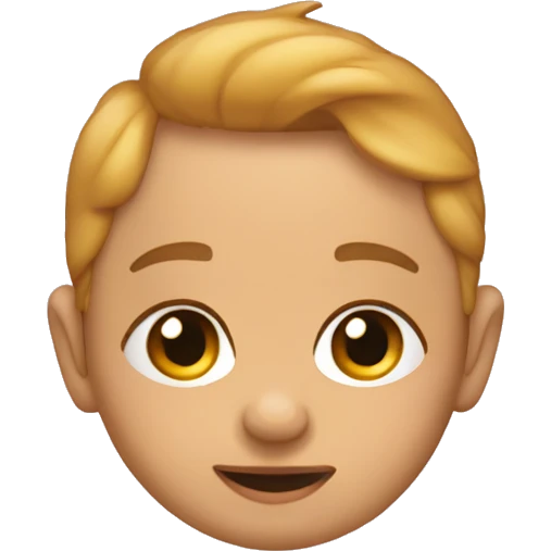 Un bebé a punto de llorar emoji