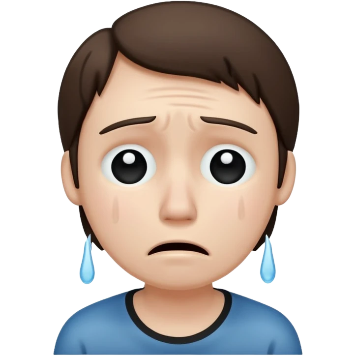 drawn stick man ruing emoji