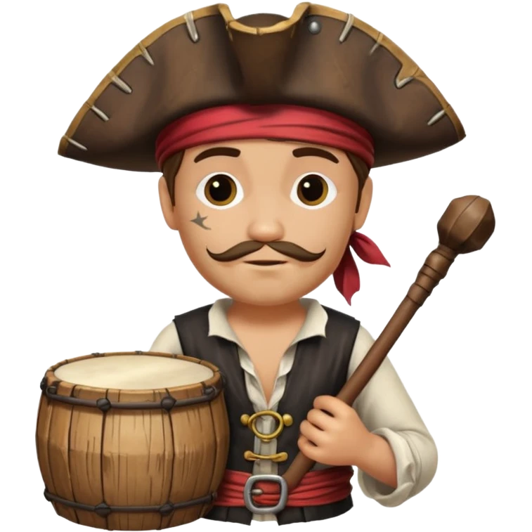 pirates drum emoji