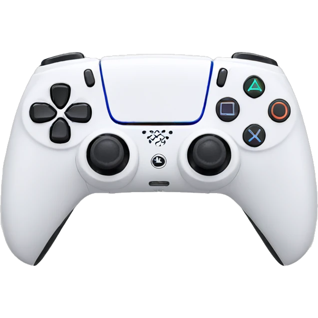 ps5 controller white emoji