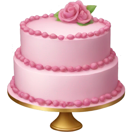 Elegant cake emoji