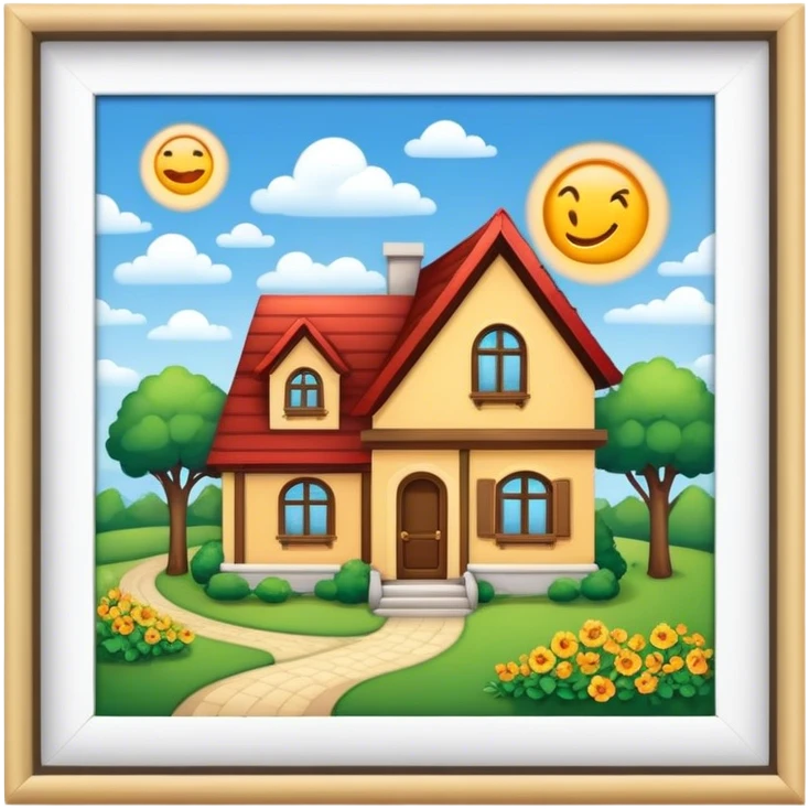 Home and decir emoji
