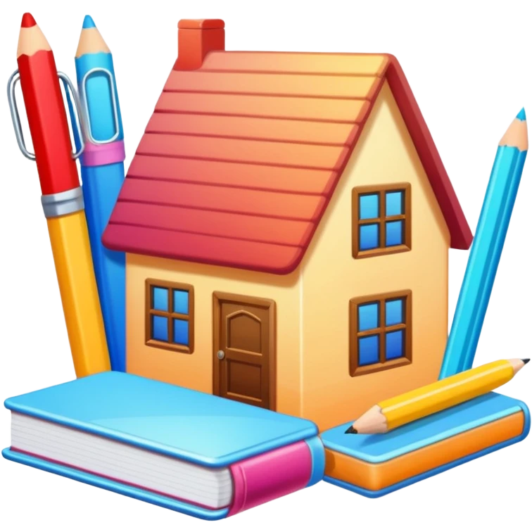 school supplies aesthetic y2k/ cottage core emoji