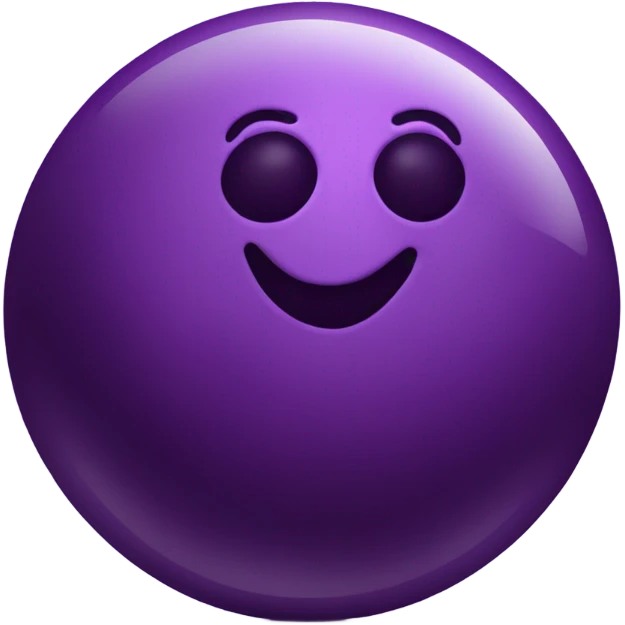 Purple boba emoji