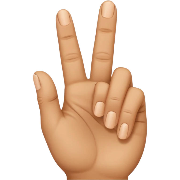 ASL Alphabet F emoji