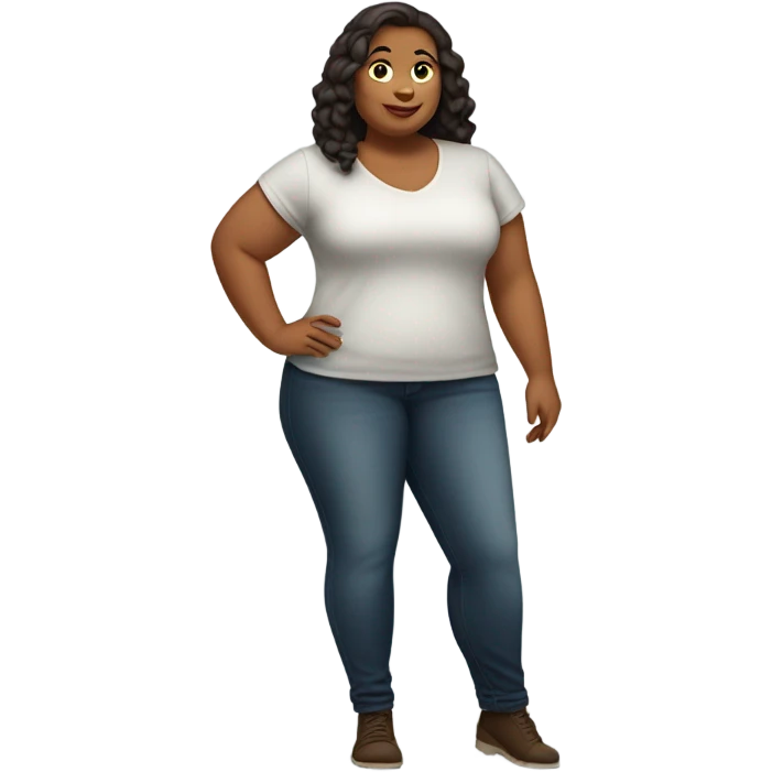 Fat girl emoji