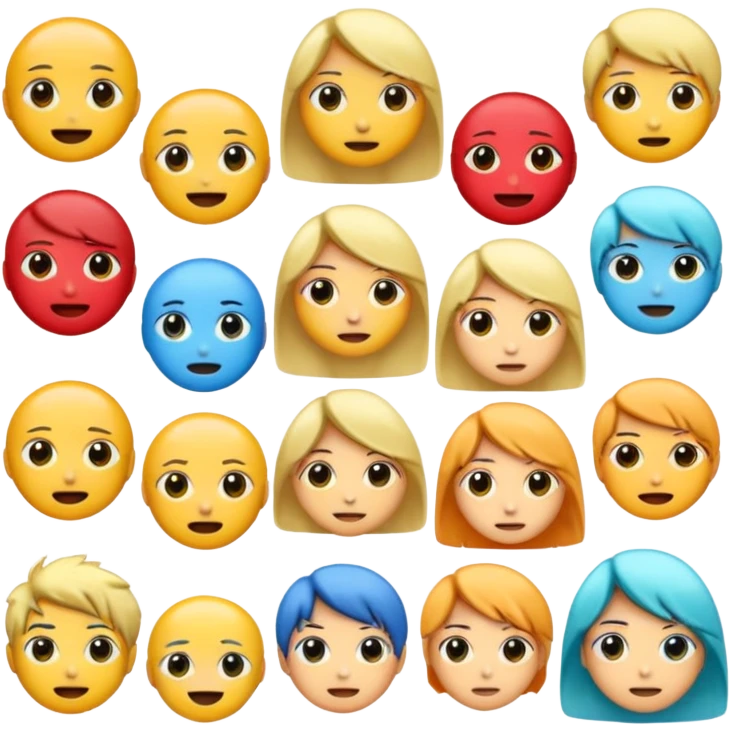 emoji con expreciones de anime emoji