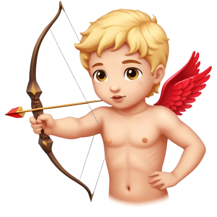 Cupid shots by arrow emoji