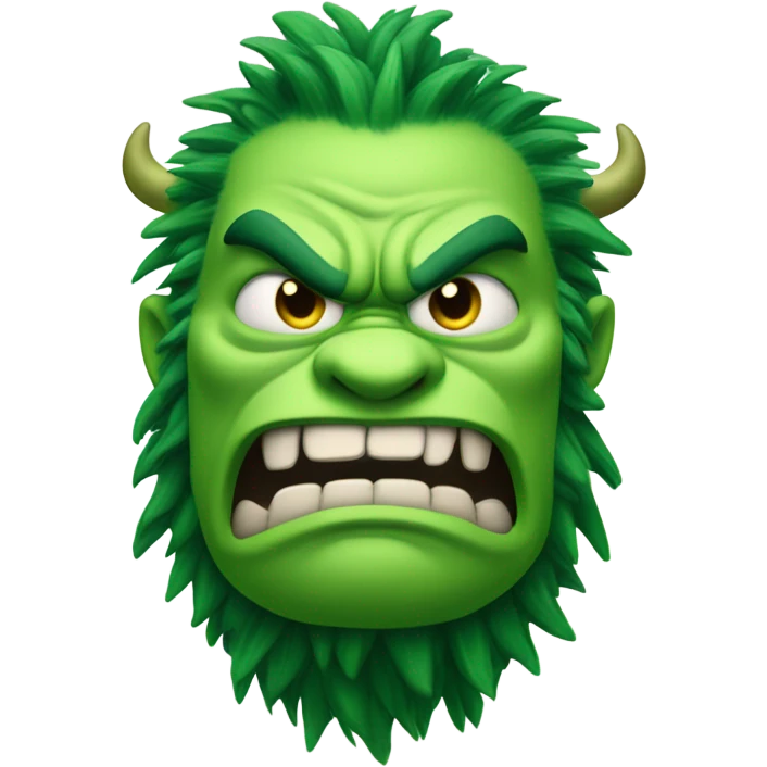 green hulk monster emoji