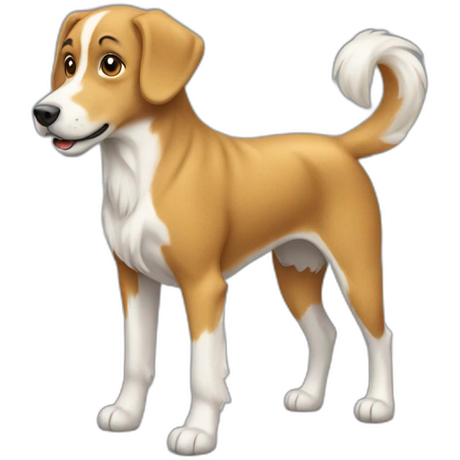 Chien sur cheval emoji