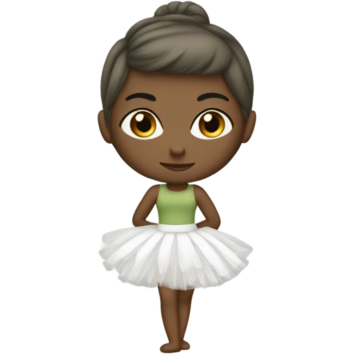 olive  tutu white girl emoji