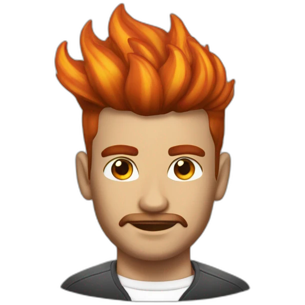 Dracaufeu au coiffeur emoji