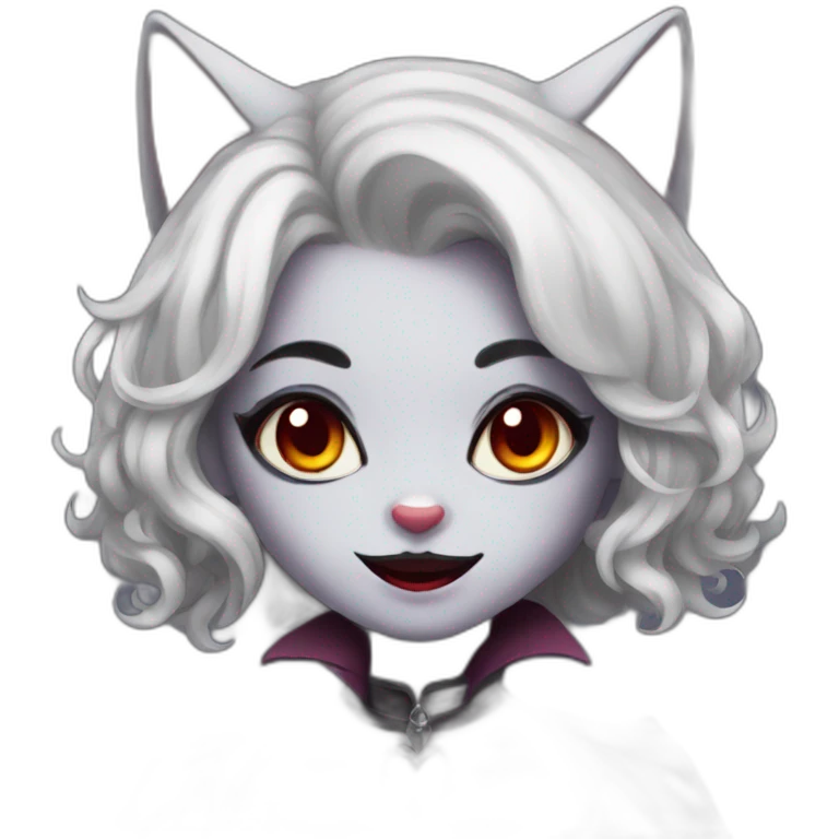 vampire cat girl emoji