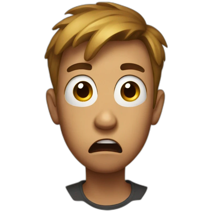 SCARED emoji