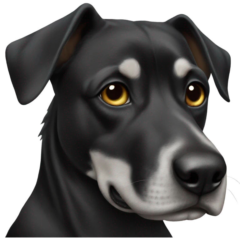 perro negro emoji