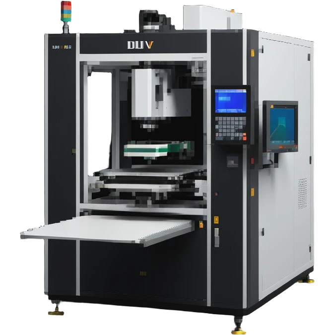 Advanced DUV lithography machine for semiconductor manufacturing emoji