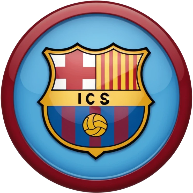 Barca escudo  sin corona  emoji
