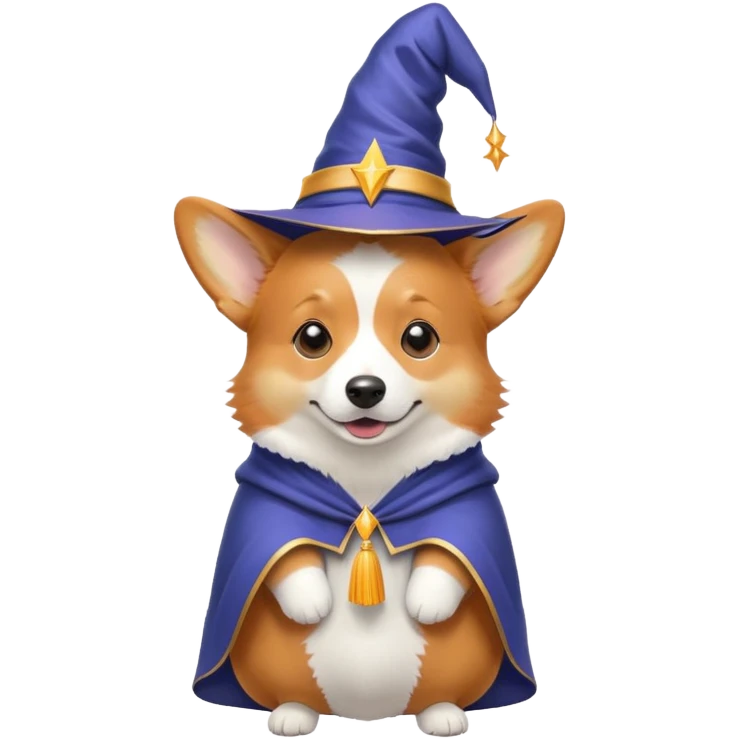 Corgi Harry Potter style  emoji