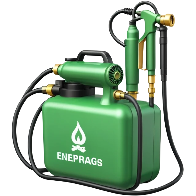 a box with green gas sprayers emoji