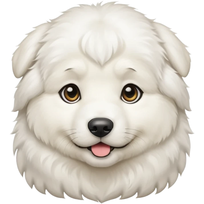 Great Pyrenees puppy emoji