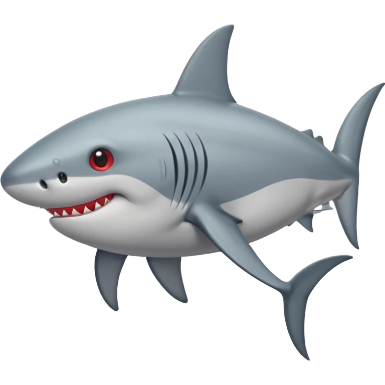 Tiburón con ojos de corazón emoji