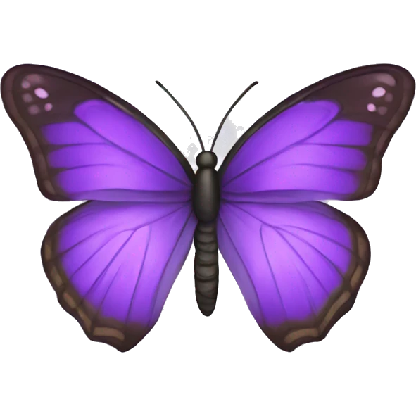 Purple butterfly emoji