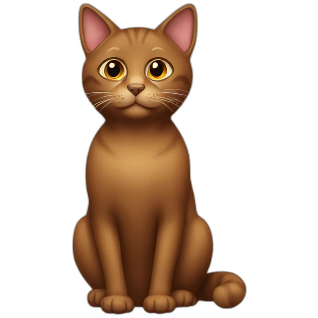 brown cat emoji