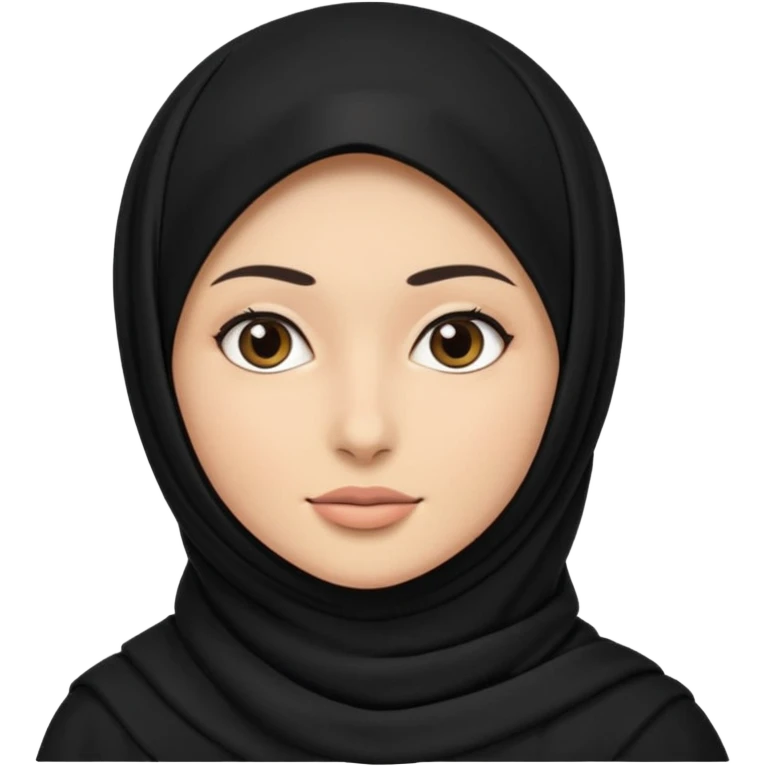 Black robber wearing hajab emoji