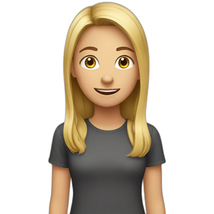 teen speaking english emoji
