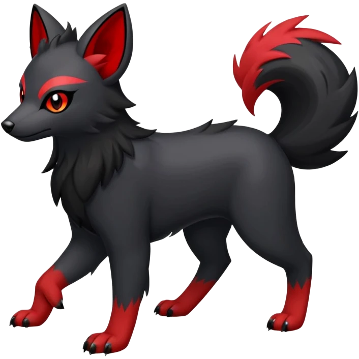 Zorua-Houndour-Fakémon-hybrid-creature (full body)  emoji
