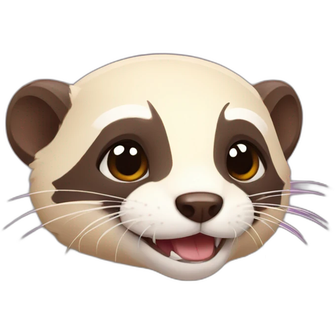 muscular ferret emoji