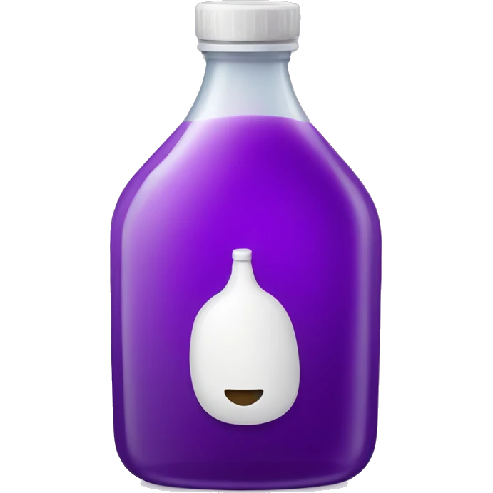 purple sirup bottle emoji