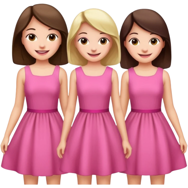 بنات ورديات emoji