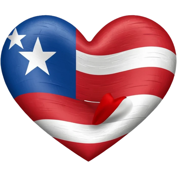 puerto Rico heart flag emoji