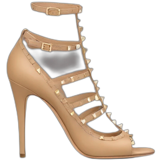 VALENTINO Tan-go heel emoji